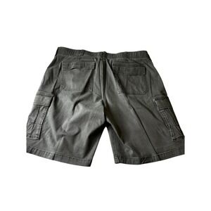 Sonoma Flexwear Mens Cargo Shorts Gray Ripstop Size 46 Stretch Cotton Blend